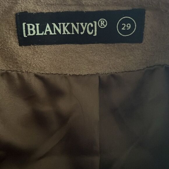 BLANK NYC 100% leather mini skirt size 29 - Picture 6 of 7